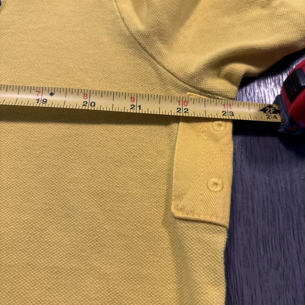 Polo Ralph Lauren RL County Riders & Jockey Club Polo Shirt‎ Yellow #258 Size XL